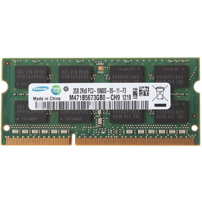 رم لپتاپ سامسونگ مدل SAMSUNG 2GB DDR3 1066Mhz