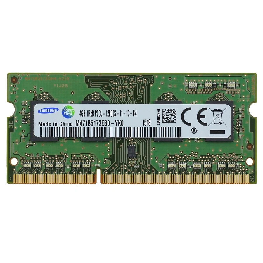 رم لپتاپ سامسونگ مدل SAMSUNG 4GB DDR3 1600Mhz