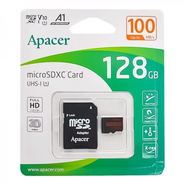 رم موبایل اپیسر (Apacer) مدل 128GB AP128GMCSX10UB-R 100MB/s