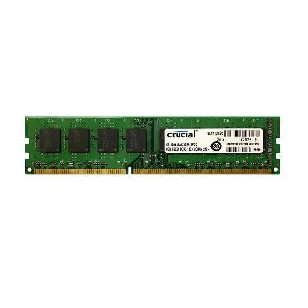 رم کروشال مدل crucial 2GB DDR3 1066Mhz