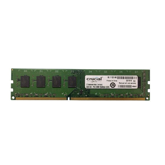 رم کروشال مدل crucial 2GB DDR3 1600Mhz