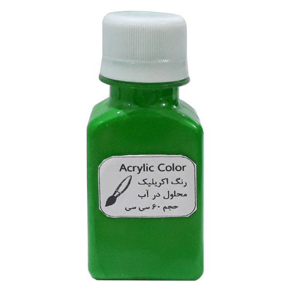 رنگ اکریلیک سبز حجم 60 میلی لیتر