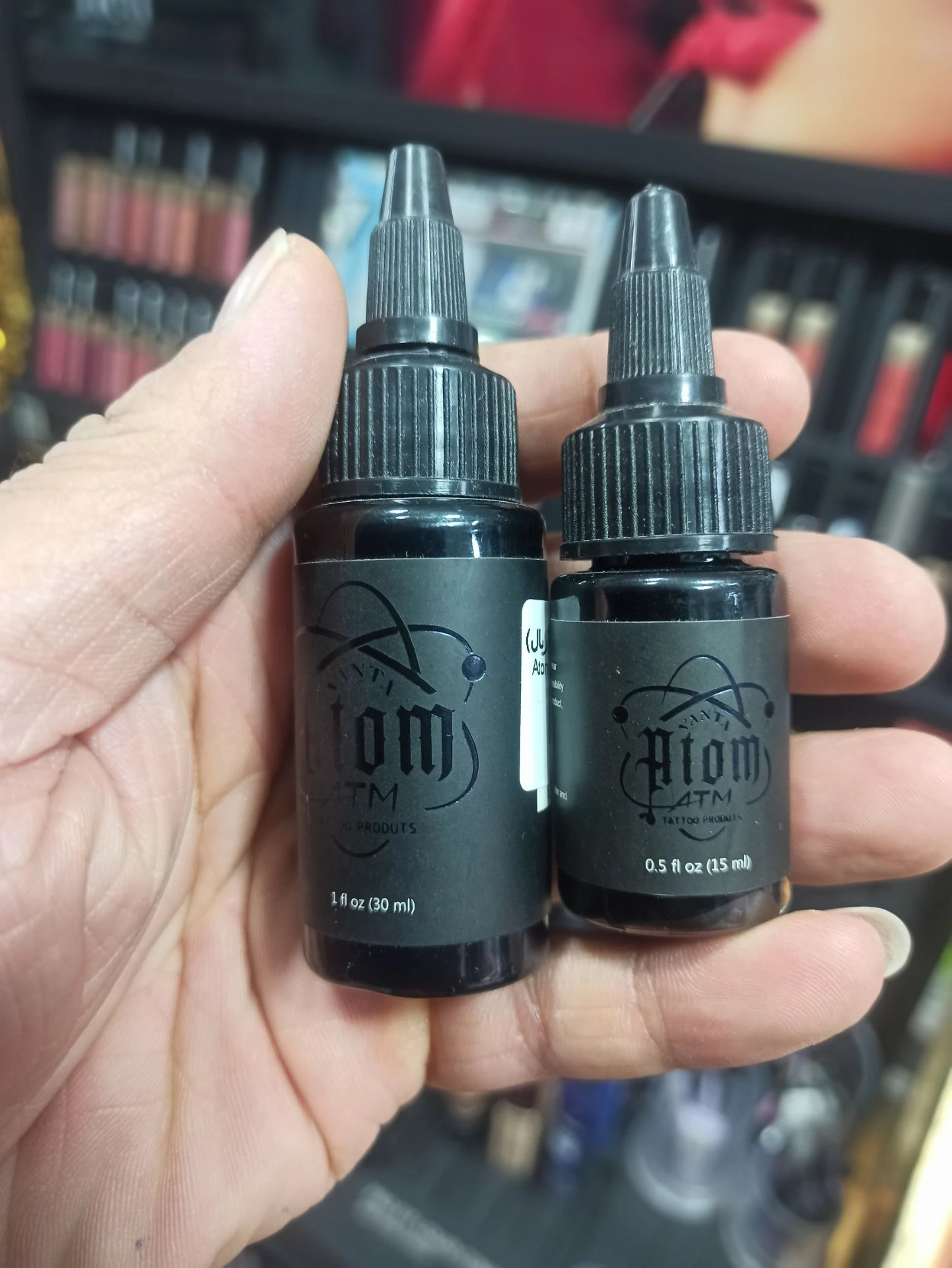 رنگ تاتو بلک ATOM حجم ۱۵ میل