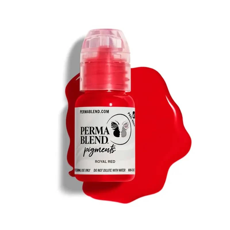 رنگ تاتو پرما بلند رویال رد (royal red) حجم 15 میل