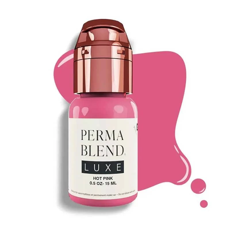 رنگ تاتو پرما بلند لوکس (luxe hot pink) حجم 15 میل