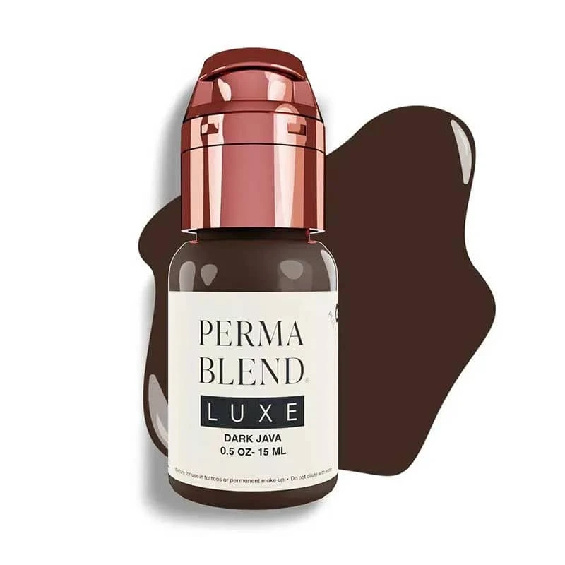 رنگ تاتو پرما بلند لوکس دارک جاوا (luxe dark java) حجم 15 میل-1