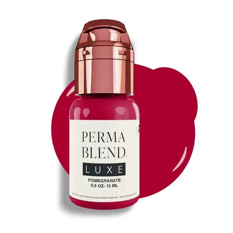 رنگ تاتو پرما بلند لوکس پونگرانت (luxe pomegranate) حجم 15 میل