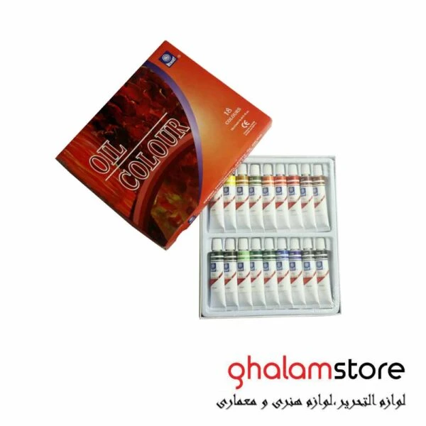 رنگ روغن مموری حجم 12 میلی لیتر بسته 18 عددی