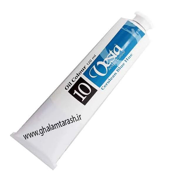 رنگ روغن وستا مدل Celurean Blue Hue 10 حجم۱۲۰ میلی لیتر
