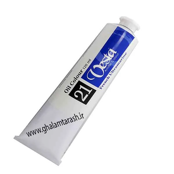 رنگ روغن وستا مدل French Ultramarine 21 حجم ۱۲۰میلی لیتر