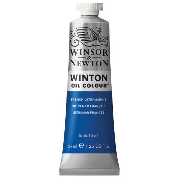رنگ روغن وینزور اند نیوتون مدل FRENCH ULTRAMARINE 21 حجم ۳۷ میلی لیتر