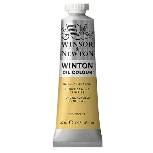 رنگ روغن وینزور اند نیوتون کد NAPLES YELLOW HUE 422 حجم 37 میلی لیتر