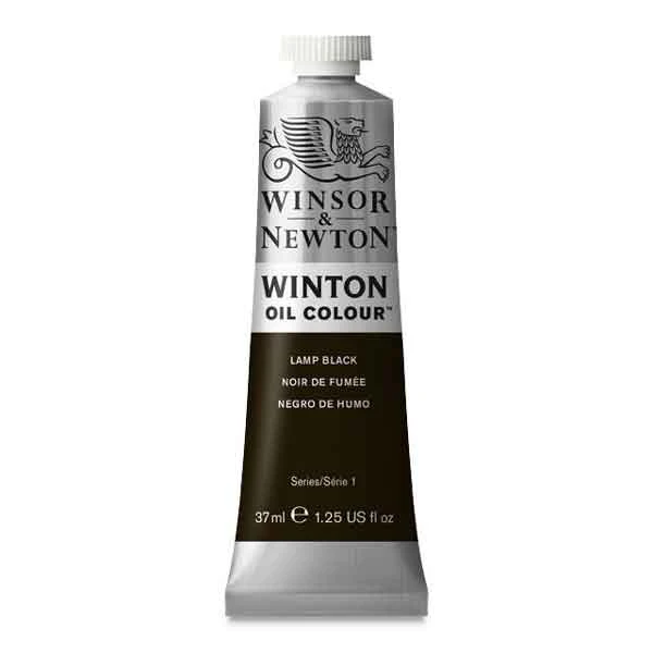 رنگ روغن وینزور اند نیوتون ۳۷ میل (lamp black 337)