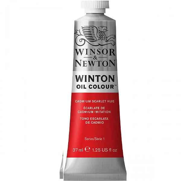 رنگ روغن وینزور مدل winton کد Cadmium scarlet hue) 107)