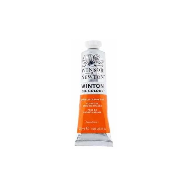 رنگ روغن وینزور مدل winton کد رنگ cadmium orange hue 090 حجم ۳۷ میل
