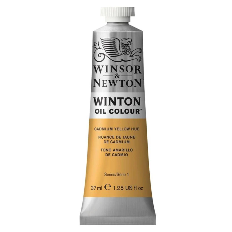 رنگ روغن وینزور وینتون کد CADMIUM YELLOW HUE 109 حجم 37 میلی لیتر