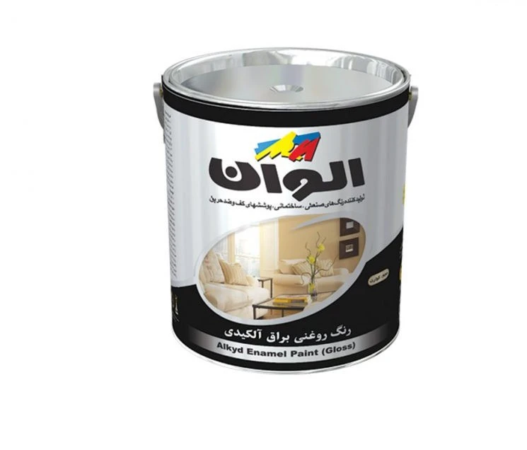 رنگ روغنی سفید براق الوان گالن