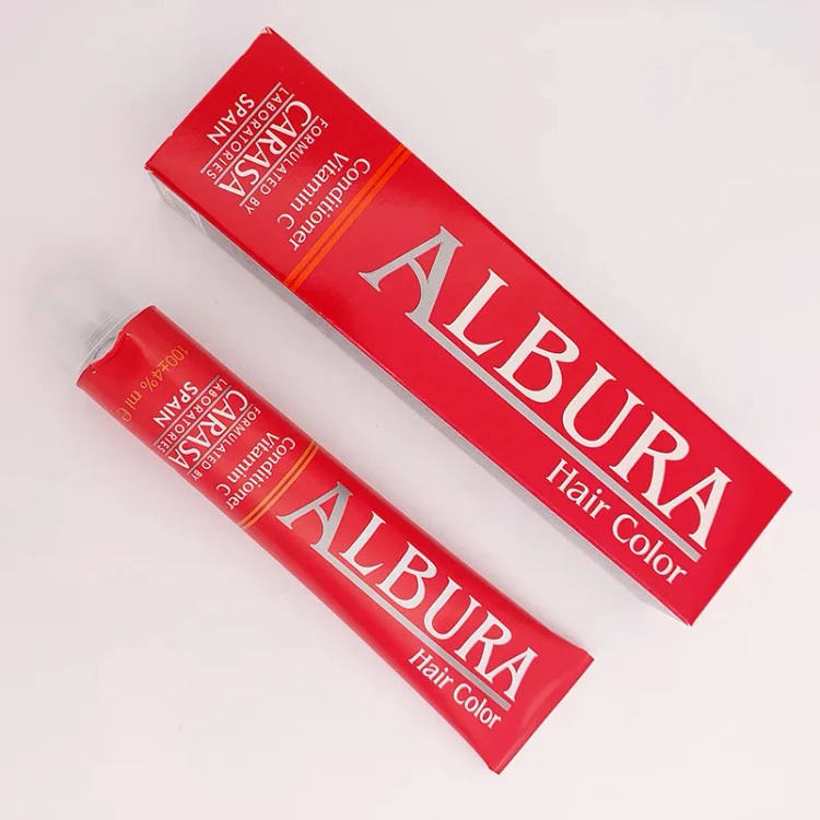 رنگ مو آلبورا شماره A7-8.11 بلوند خاکستری روشن ALBURA CARASA حاوی ویتامین سی 100 میل 92481