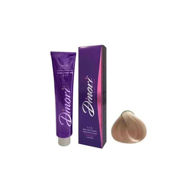 رنگ مو بدون آمونیاک دینوری سری smoky شماره 11.2 حجم 100 میلی لیتر رنگ بلوند مرواریدی خیلی روشن