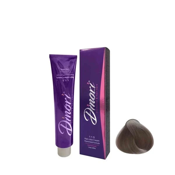 رنگ مو بدون آمونیاک دینوری سری smoky شماره 9.2 حجم 100 میلی لیتر رنگ بلوند دودی خیلی روشن