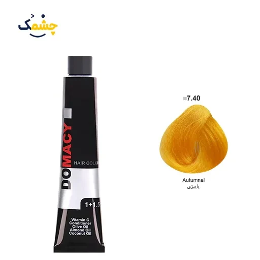 رنگ مو دوماسی (Domacy) شماره 7.4 حجم 120 میلی‌ لیتر رنگ پاییزی