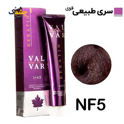 رنگ مو وال وار بلوند تیره اکسترا سری طبیعی قوی شماره Nf5 حجم 120 میلی لیتر