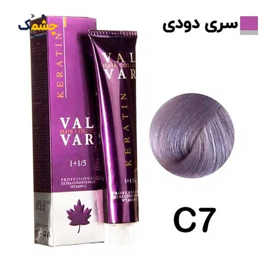 رنگ مو وال وار بلوند دودی روشن سری دودی شماره c7 حجم 120 میلی لیتر