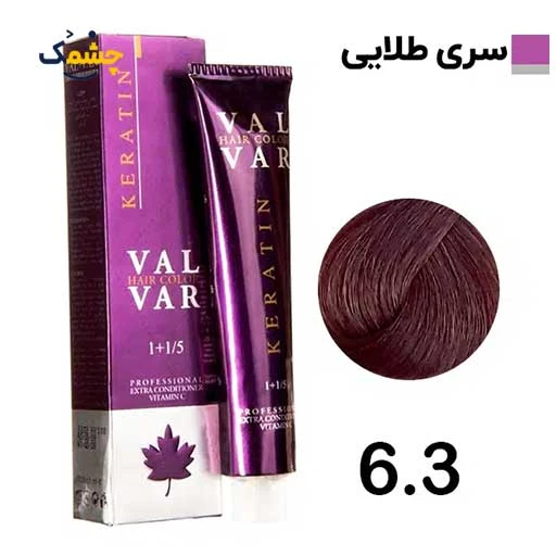 رنگ مو وال وار بلوند طلایی تیره سری طلایی شماره 6.3 حجم 120 میلی لیتر