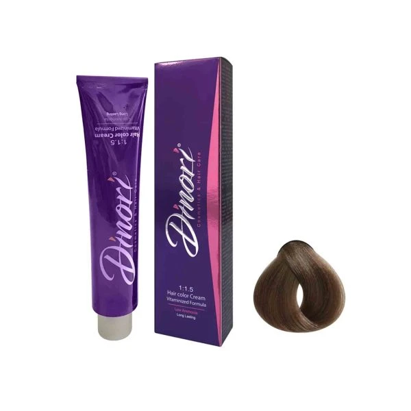 رنگ موبدون آمونیاک دینوری سری beige شماره 7.31 حجم 100 میلی لیتر رنگ بژ