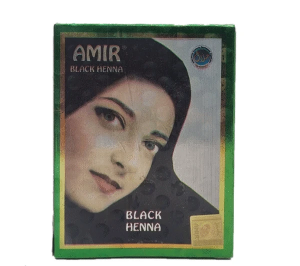رنگ موی مشکی امیر (حنا امیر)