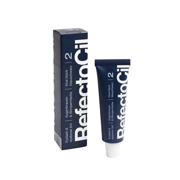 رنگ مژه و ابرو رفکتوسیل 2(blue black) با اکسیدان (۱۵ml)