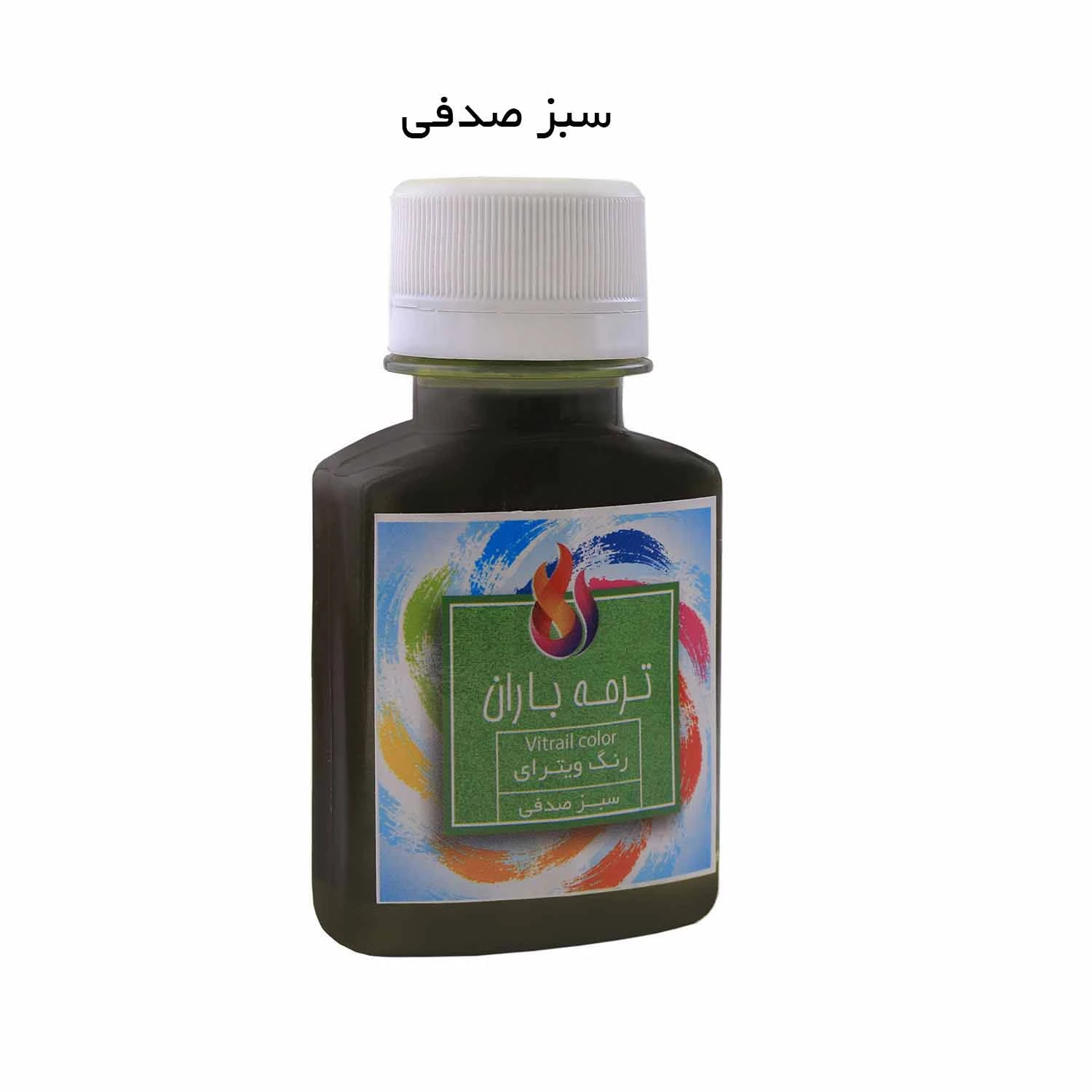 رنگ ویترای 60 میل ترمه باران سبز صدفی