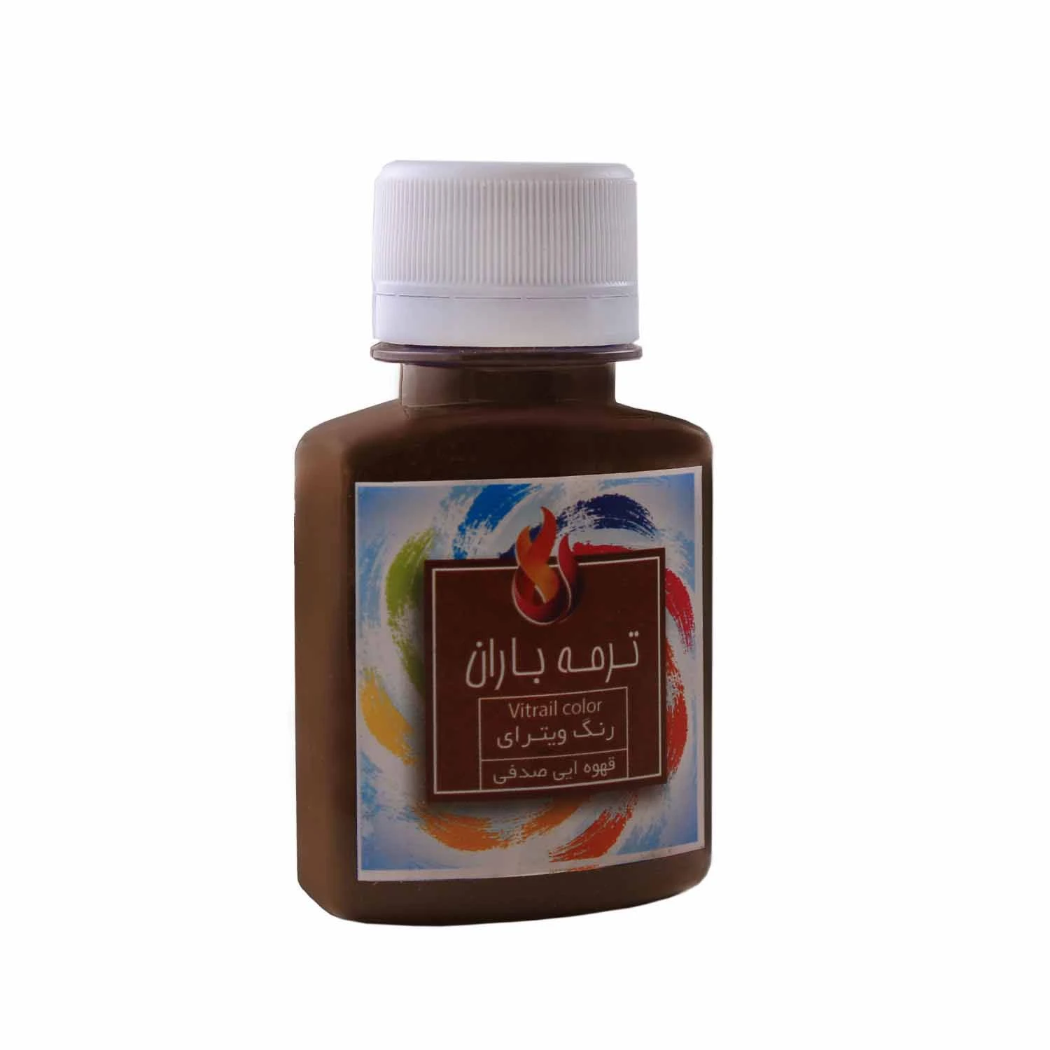 رنگ ویترای 60 میل ترمه باران قهوه ای صدفی
