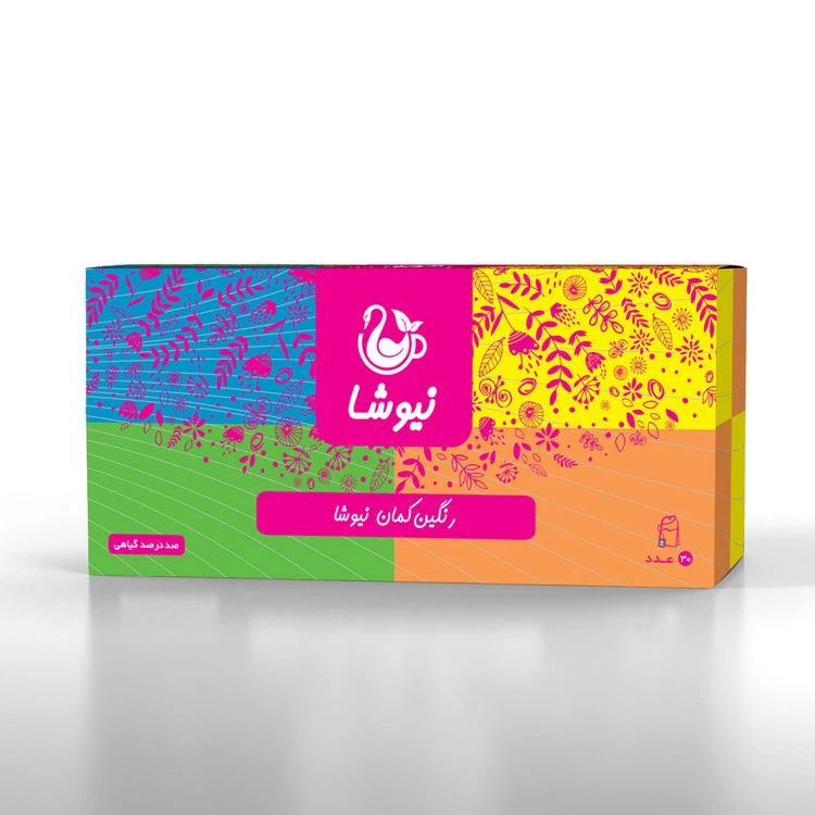رنگین کمان 30عددیمدل نیوشا 30تی پک