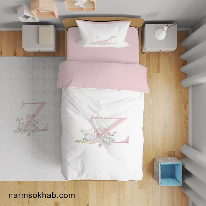 روتختی مخمل چاپ دیجیتال یک نفره + تک و عمده