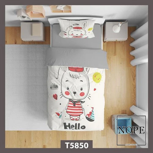 روتختی کودک طرح بچگانه HELLO مدل T5850