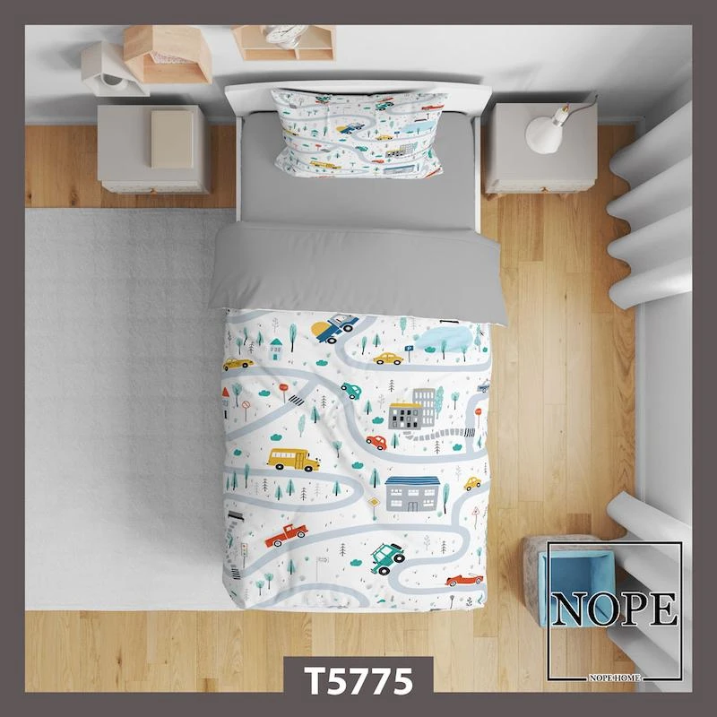 روتختی کودک طرح ماشین ها مدل T5775