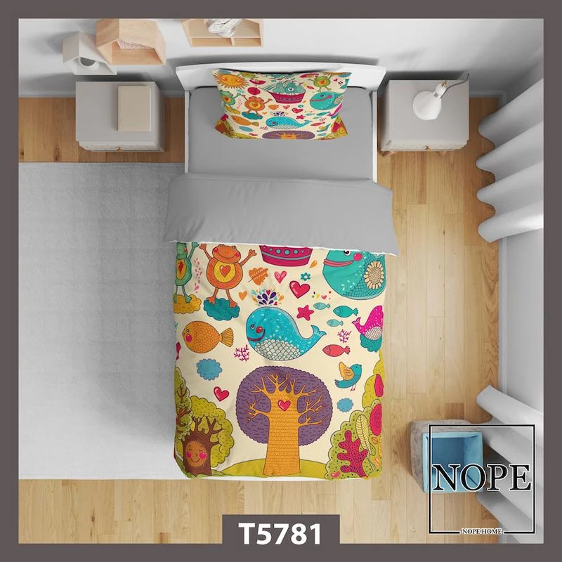 روتختی کودک طرح پترن حیوانات مدل T5781