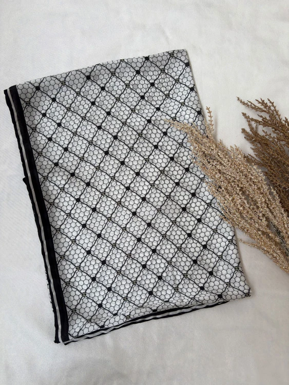 روسری ابریشم زنبوری