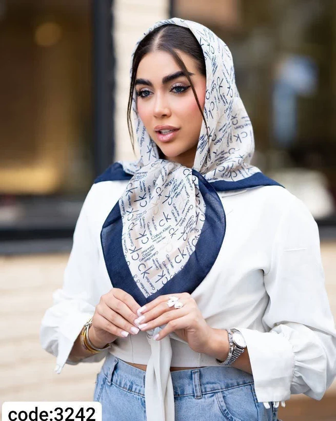 روسری سیا اسکارف ck کد ۸