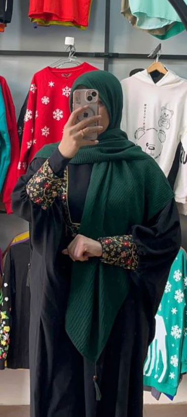 روسری نخی پلیسه قواره۱۴۰