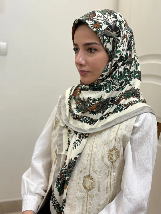 روسری کشمیر پاییزه