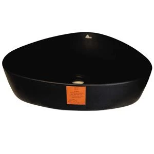 روشویی آسو مثلث مات مشکی طلا