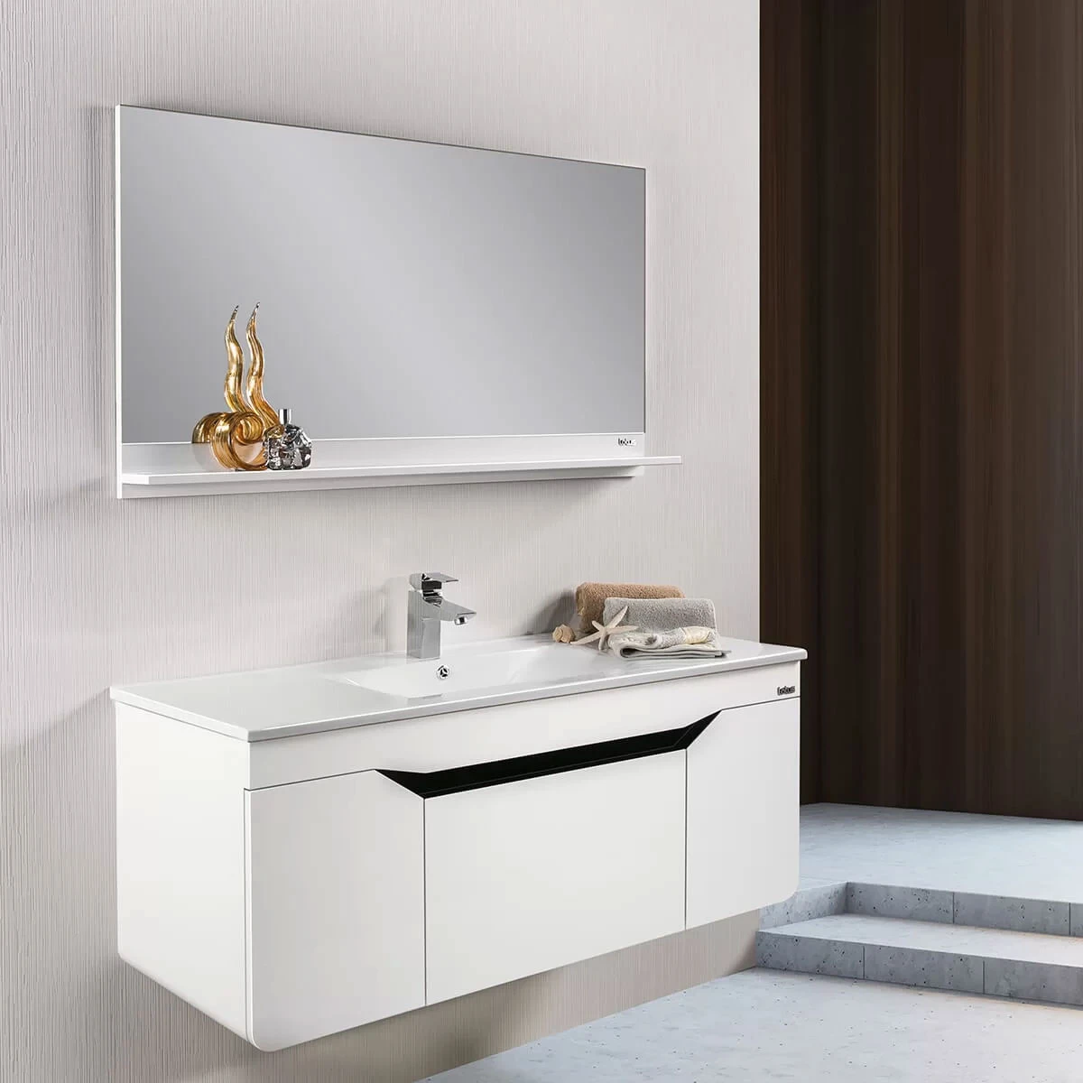 روشویی کابینتی لوتوس مدرن مونیکا MONICA-1200 ابعاد 47*120