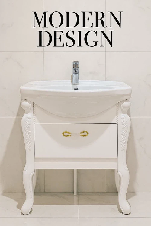 روشویی کابینتی پایه دار(PVC)