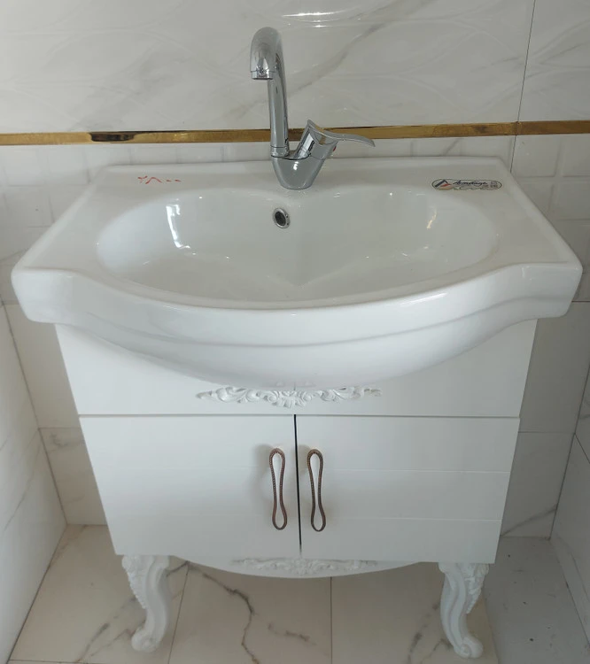 روشویی کابینتی پایه دار سایز ۶۳