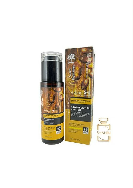 روغن آرگان بدون سولفات لایتنس Lightness Argan Oil 100ML