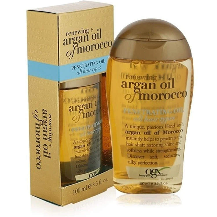 روغن آرگان مراکشی او جی ایکس (OGX) مدل Renewing + Argan Oil of Morocco حجم ۱۰۰ میلی‌لیتر ‌