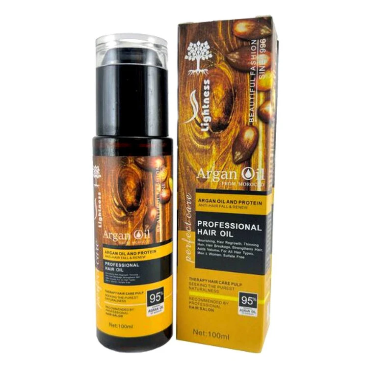 روغن ارگان لایتنس حاوی پروتئین بدون حس چربی سنگینی ۱۰۰ میل