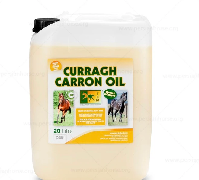 روغن امگا 3 اسب CURRAGH CARRON OIL (۴.۵ لیتر) | افزایش انرژی، سلامت قلب و کاهش التهاب